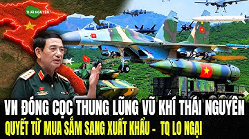 VN Đóng Cọc Thung Lũng Vũ Khí Thái Nguyên: Quyết Từ Mua Sắm Sang Xuất Khẩu -  TQ Lo Ngại