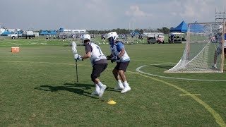 How to be a Quicker Dodger | Zig Zag Lacrosse Drill