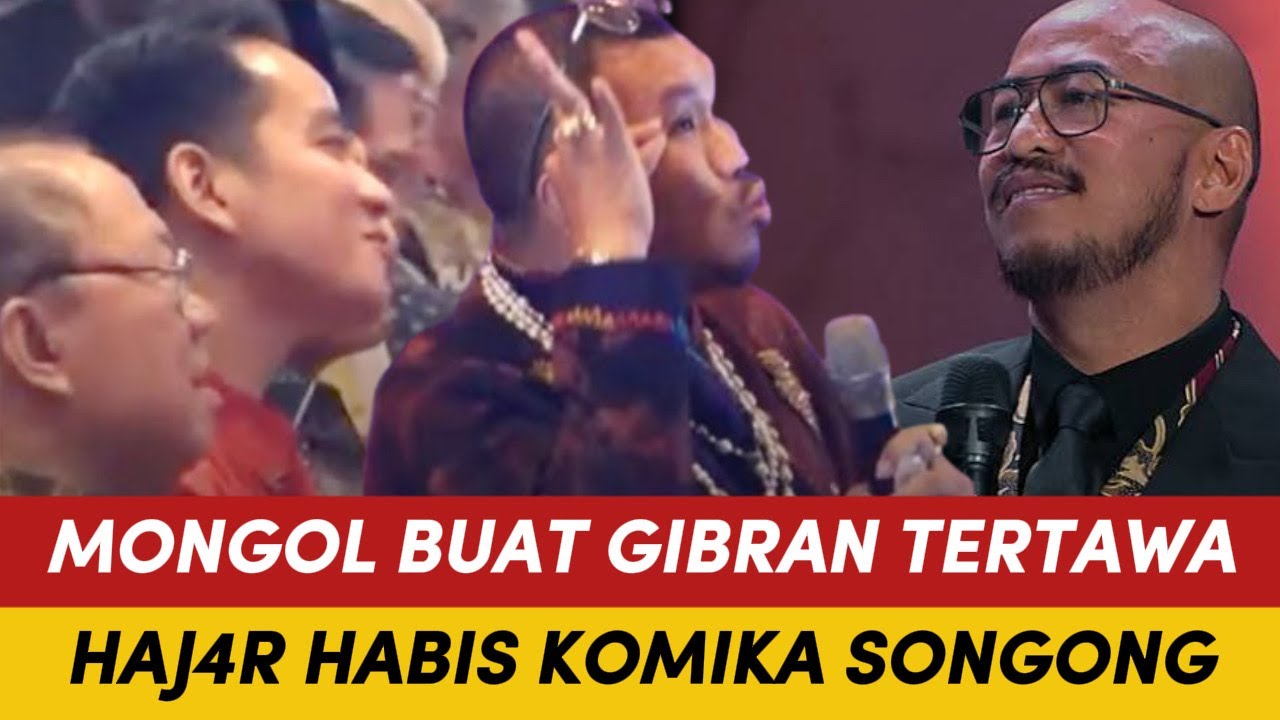 KERENN! MONGOL BUAT GIBRAN TERTAWA❗️ HAJ4R HABIS PANDJI LANGSUNG DEPAN PUBLIK
