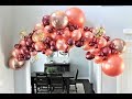 Rose Gold Balloon Garland DIY | How To