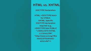 Difference between HTML vs  XHTML.