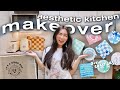 ✨diy aesthetic kitchen makeover ✨