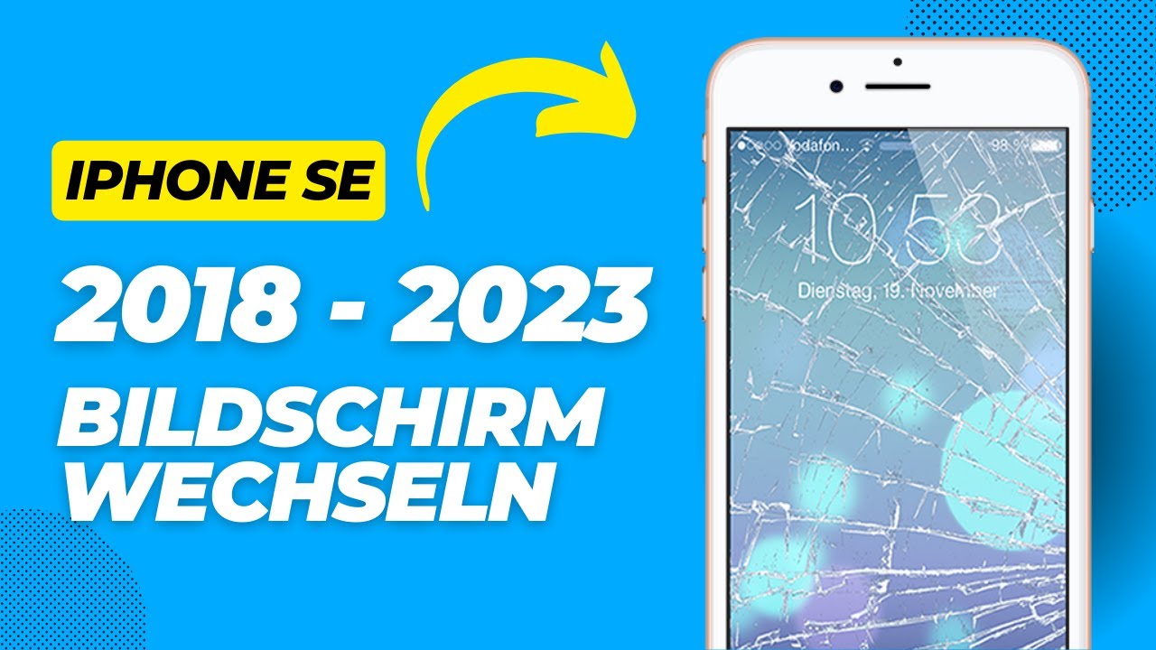 iPhone SE 2018 - 2023 (alle Generationen) Bildschirm wechseln 📲✅