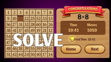 🔥 8x8 Number Puzzle Challenge | Ultimate Brain Teaser Game | Can You Solve It?