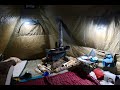 Living Off-Grid in a Tent w/ Wood Stove: Interior Walk-Through of My Living Space