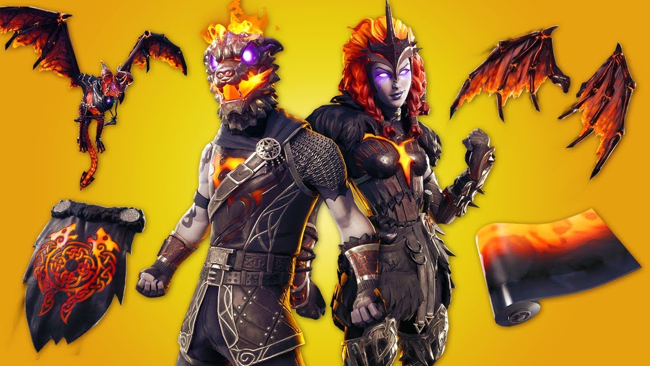 LAVA LEGENDS Skin Bundle in Fortnite Battle Royale! 