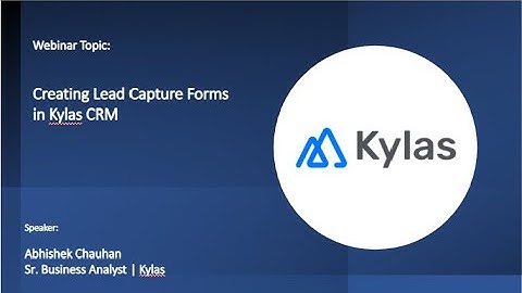 How To Create Lead Capture Form In Kylas?