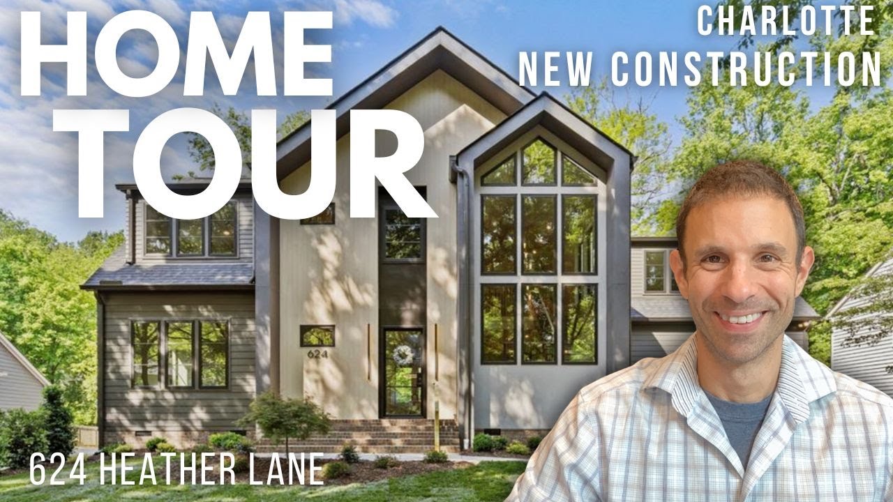 New 2025 Custom Build Home Tour in Charlotte NC | 624 Heather Lane | 5 Beds, 5.5 Baths