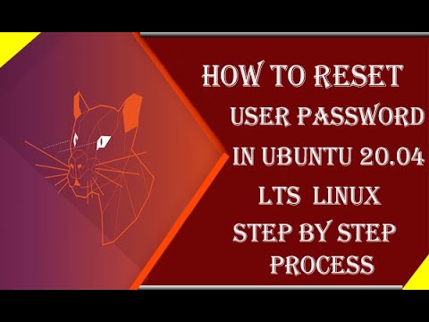 How to Reset User Password in Ubuntu 20.04 LTS Linux || Forgot Ubuntu Password hqdefault