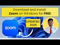How to Download & Install Zoom on Windows (2025) | Step-by-Step Guide