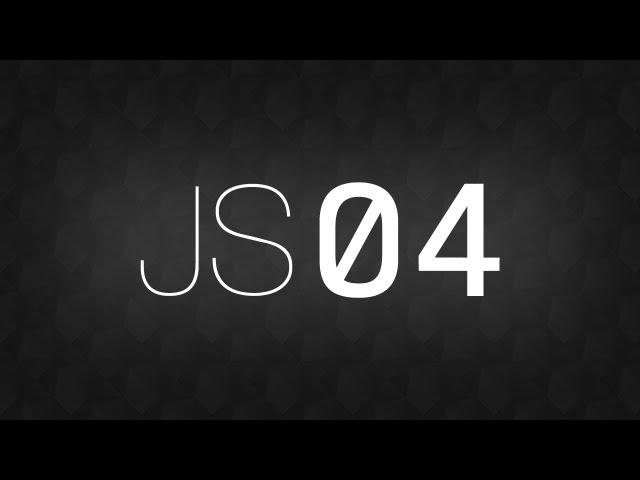 Javascript-джедай #4 - Типы данных и переменные