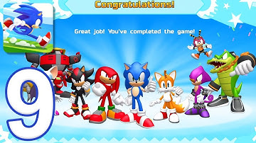 Sonic Runners Adventure - Gameplay Walkthrough Part 9 - All Characters and Bosses (iOS, Android)