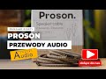 Przewody Proson. Jakość w dobrej cenie. Nowe produkty w Instal Audio.