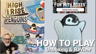 High Rise Penguins | Alley Cat Games | A Dexterity Game | Unboxing, Overview, How to play and Review screenshot 2