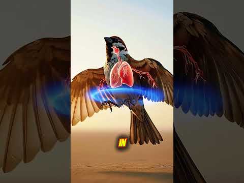 Inside A Sparrow S Body In 8K How Birds Fly With Speed Power 3D Transparent Animation