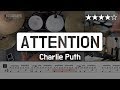 046 | Attention  - Charlie Puth (★★★☆☆) Pop Drum Cover (Score, Lessons, Tutorial) | DRUMMATE