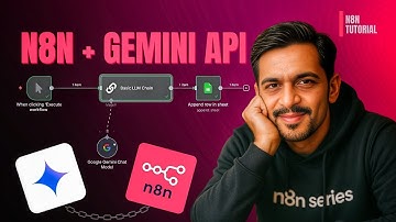 How to Connect Google Gemini API in N8N | AI Workflow Tutorial