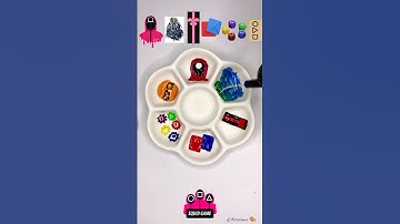 Squid Game color mixing 😍🎨#squidgame #squidgame2 #오징어게임