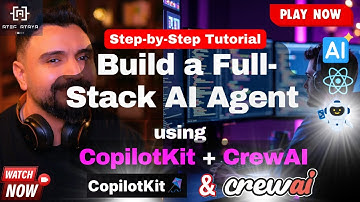 Build a Full-Stack AI Agent with CopilotKit & CrewAI (Next.js + FastAPI) | Complete Tutorial