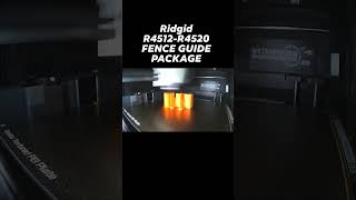 Ridgid R4512 R4520 Fence Rail Guide Package 3D Printed @summerswoodworking