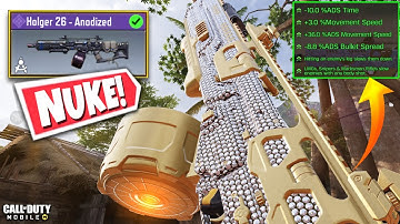 The Strongest HOLGER 26 Gunsmith/Class Setup!! FAST AIM + NO RECOIL | Holger 26 Best Loadout CODM