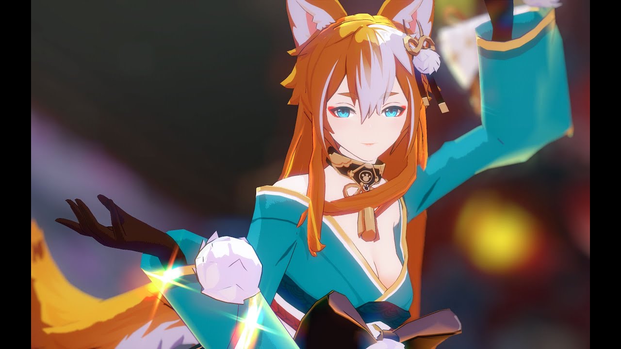 Genshin Impact MMD/4K/60FPS】Ms. Hina【極楽浄土】 - YouTube