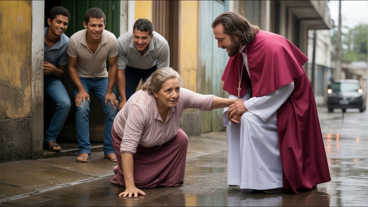 UMA IDOSA FOI EMPURRADA AO CHÃO PELOS PRÓPRIOS FILHOS… MAS JESUS VIU TUDO E MUDOU SUA VIDA