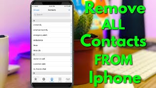 How To Delete Multiple Contacts In Iphone ios 14 - Remove All iphone Contacts screenshot 4