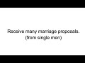 Marriage proposals from single men subliminal (Strong and tested)