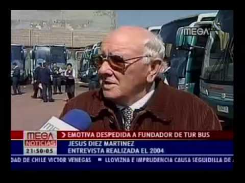 HOMENAJE A JESUS DIEZ MARTINEZ TUR BUS