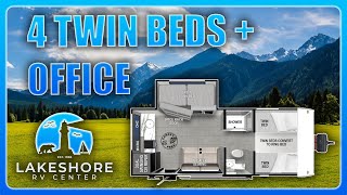 4 Twin Beds and an Office by Lakeshore RV Center 36 views 12 days ago 2 minutes, 27 seconds