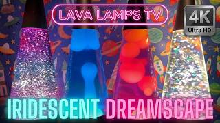 Iridescent Lava Lamp Dreamscape: Calm Blue Orange Pink Silver Glitter screenshot 1