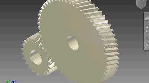 Helical Gear with Dynamic Simulation