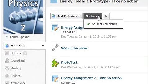 Schoology Completion Rules With Dates
