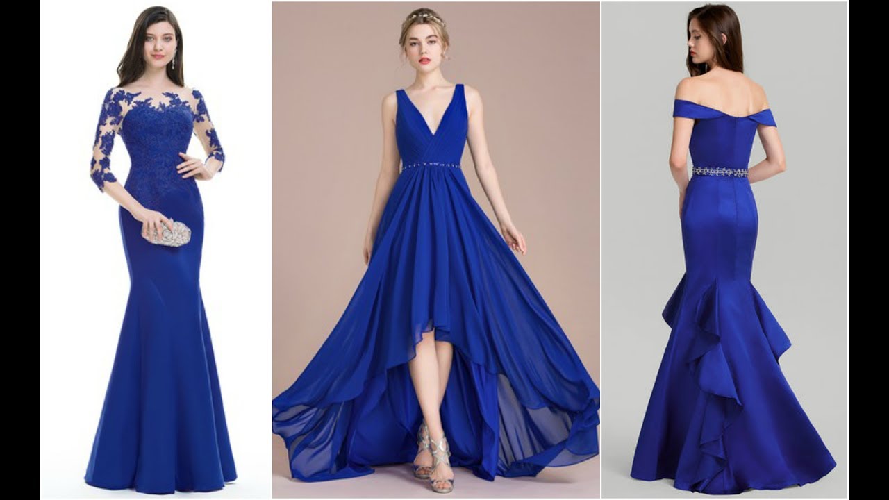 Blue Tulle Straps V-neckline Long Formal Dress, Blue Layers Tulle Prom –  Cutedressy