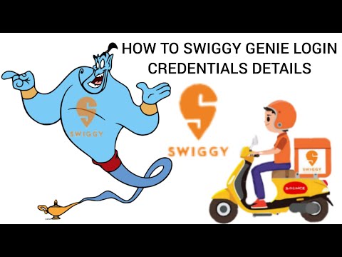 HOW TO SWIGGY GENIE LOGIN CREDENTIALS DETAILS/GAME WORLD