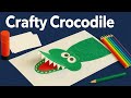 🐊 Crafty Crocodile | Easy Paper Craft for Kids | Fun Art Idea 🎨 #PaperCraft