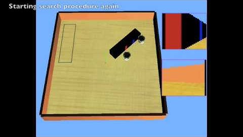 Two e-puck robots pushing a box