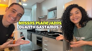 QUANTO CUSTOU NOSSOS MÓVEIS PLANEJADOS ?- APARTAMENTO PEQUENO 41m2 , valeu a pena mesmo ? TOUR 2023