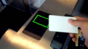 Where To Scan Your Badge on The Turnstile