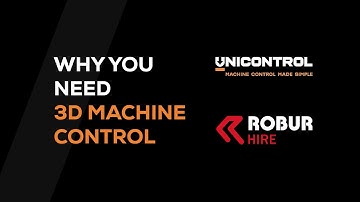 Unicontrol 3D GPS Machine Control from Robur Hire