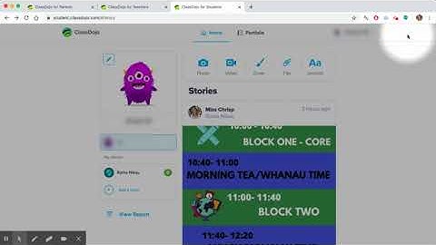 How to access Class Dojo Portfolios