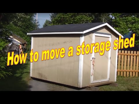 Moving the shed - YouTube