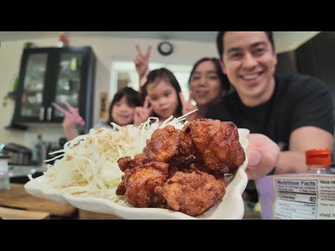 Cooking Karaage For My Family