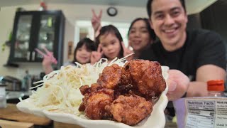 Cooking Karaage For My Family