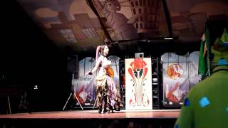 20120902廟宮聖誕舞祭_(Danceing Elf)_呼吸之間舞蹈工作紡之融合風肚皮舞Tiger
