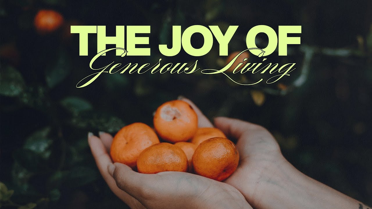 The Joy of Generous Living | Bishop David Hale - YouTube