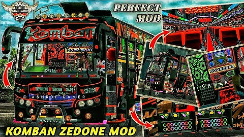 New KOMBAN ZEDONE V2 MOD For Bus Simulator Indonesia😍New Zedone Mod For Bussid | New Mod #bussidmod