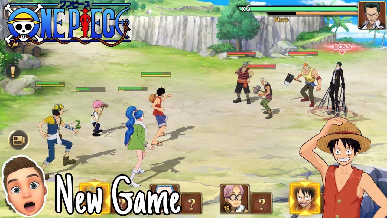 (NEW GAME) ONE PIECE PROJECT FIGHTER FIRST LOOK GAMEPLAY! (Android/iOS) 