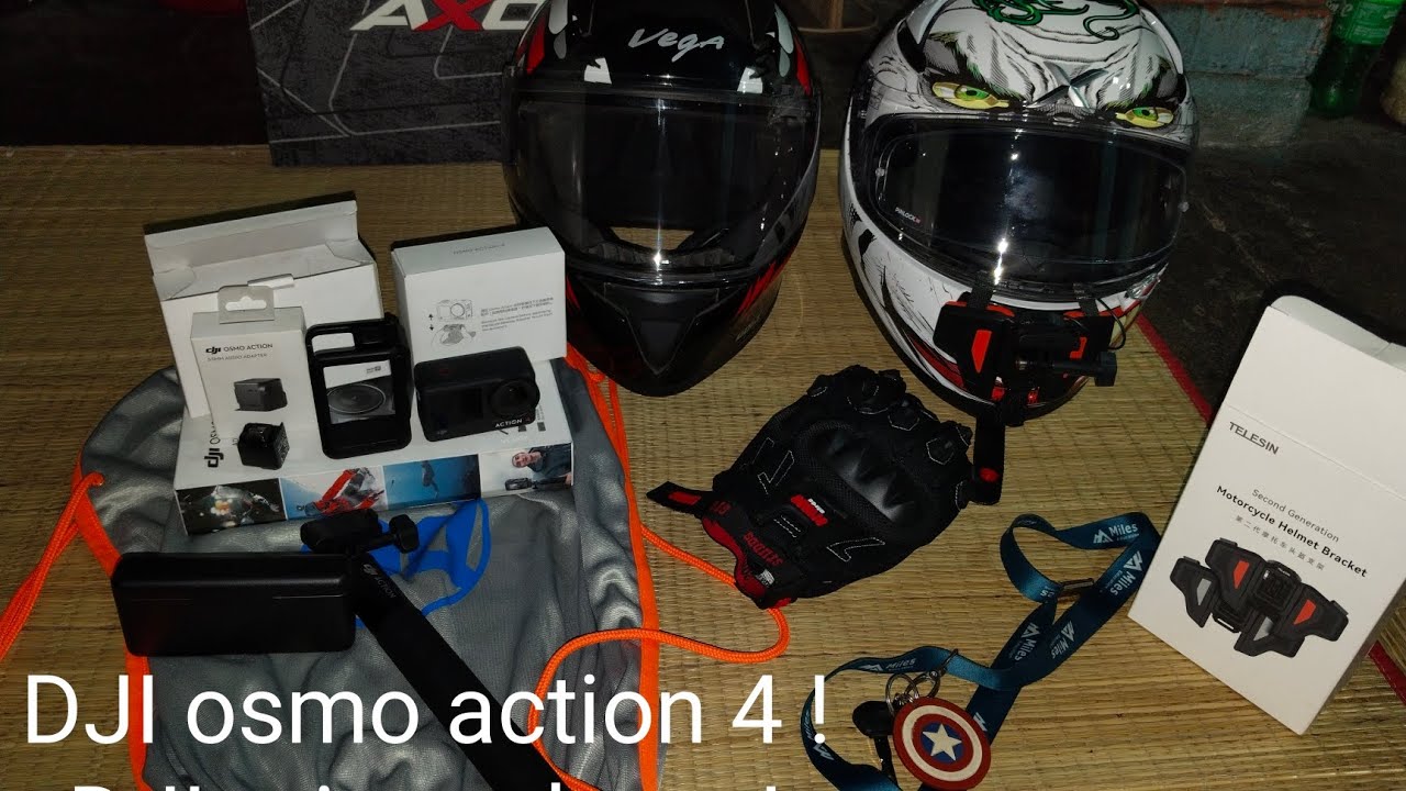 DJI Osmo Action 4 - Best 4K Action Camera motovlg all accessories ...